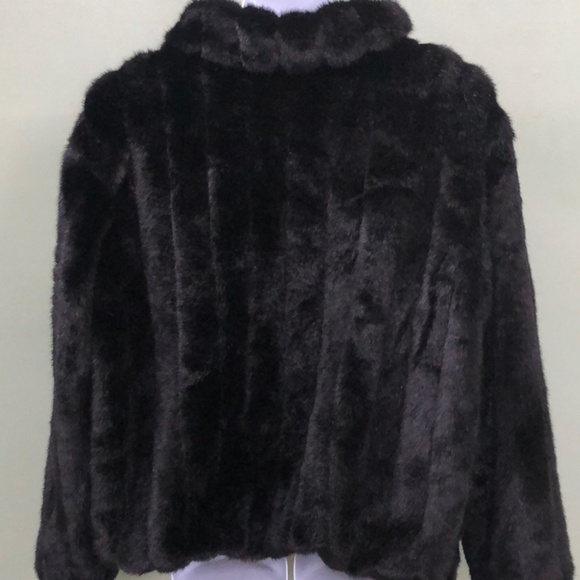 Donna Salyers Fabulous Furs Black winter cot - Size 2X - Picture 4 of 7